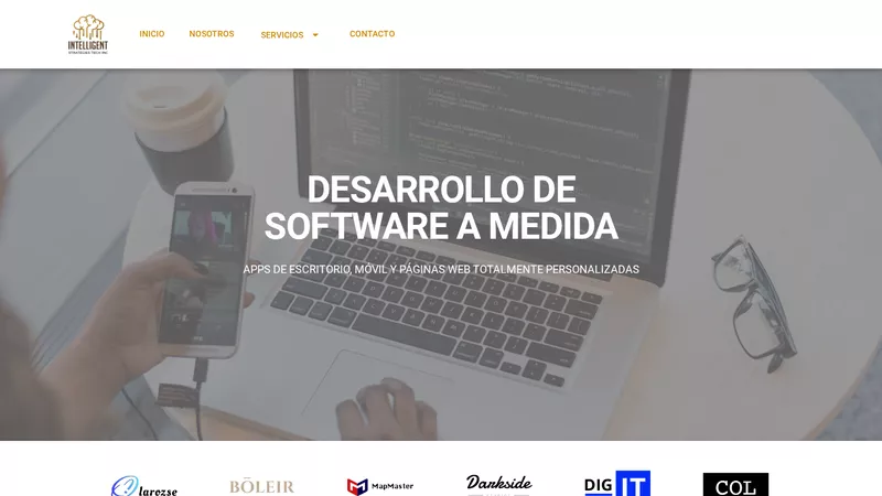 Página de inicio de Intelligent Strategies Tech